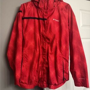 Columbia Red Patterned Jacket